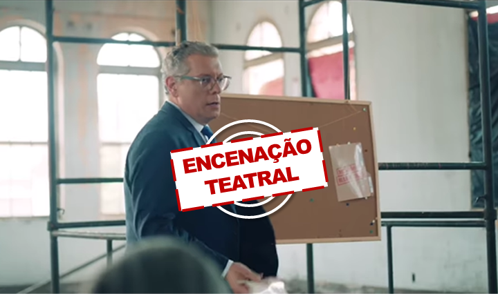 Política ou encenação teatral? Gil Arantes recorre a atores para tentar impulsionar campanha