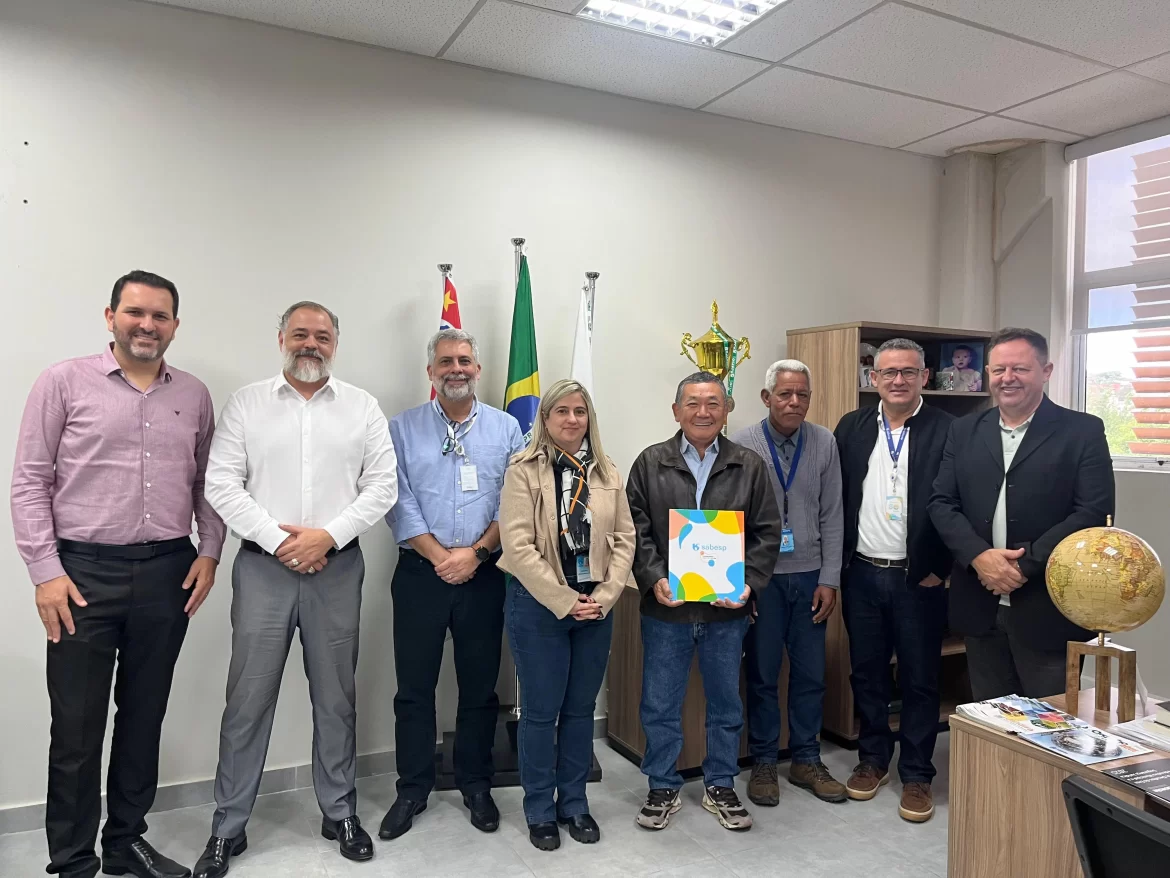 Saneamento em Jandira receberá R$ 300 milhões após articulação do prefeito Dr. Sato