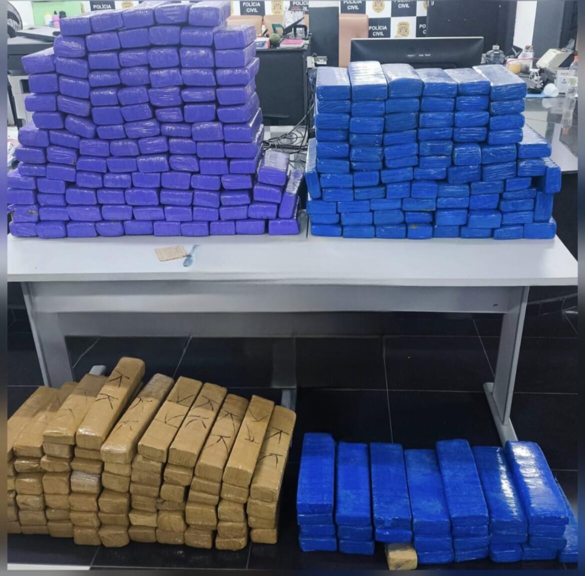 Motorista tenta fugir com 260 kg de maconha em carro e é preso em Barueri