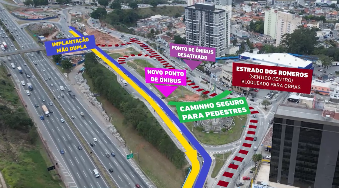 Obras na Castello Branco provocam bloqueio na Av. Tancredo Neves a partir desta quarta (23)