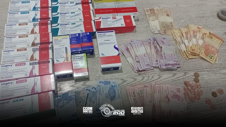 PM captura dupla após roubo a farmácia em Carapicuíba com prejuízo de R$ 21,5 mil