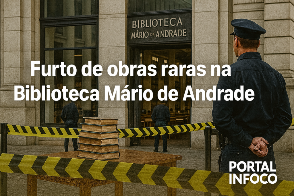Obras raras são furtadas da Biblioteca Mário de Andrade em ação audaciosa