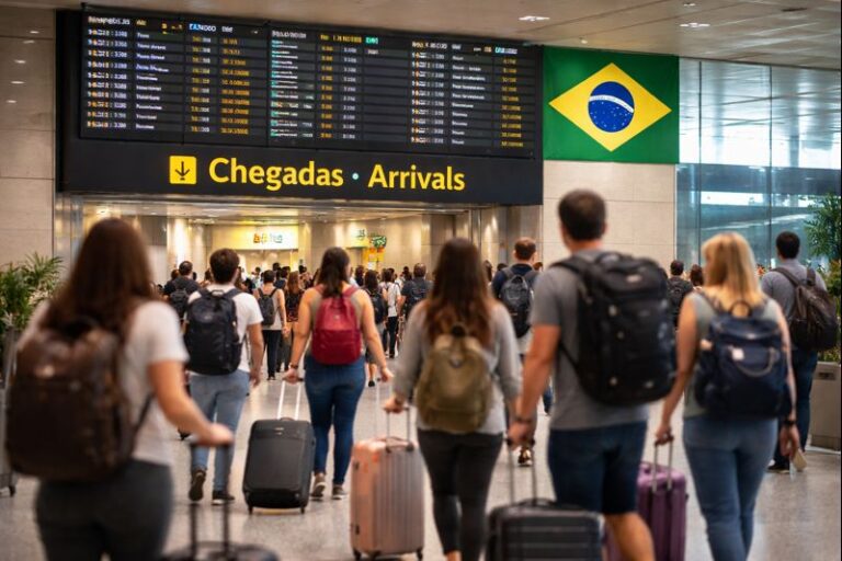 Brasil bate recorde histórico de turismo em 2025