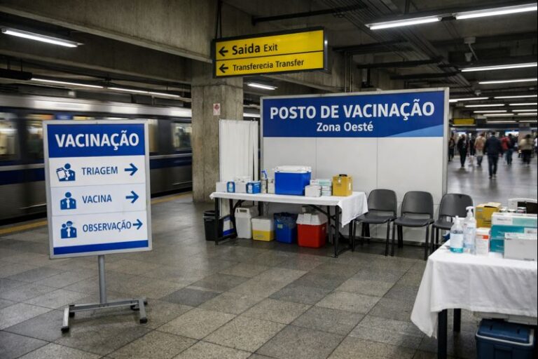 Governo de SP intensifica vacinação contra sarampo e febre amarela com foco em transporte e turismo na capital