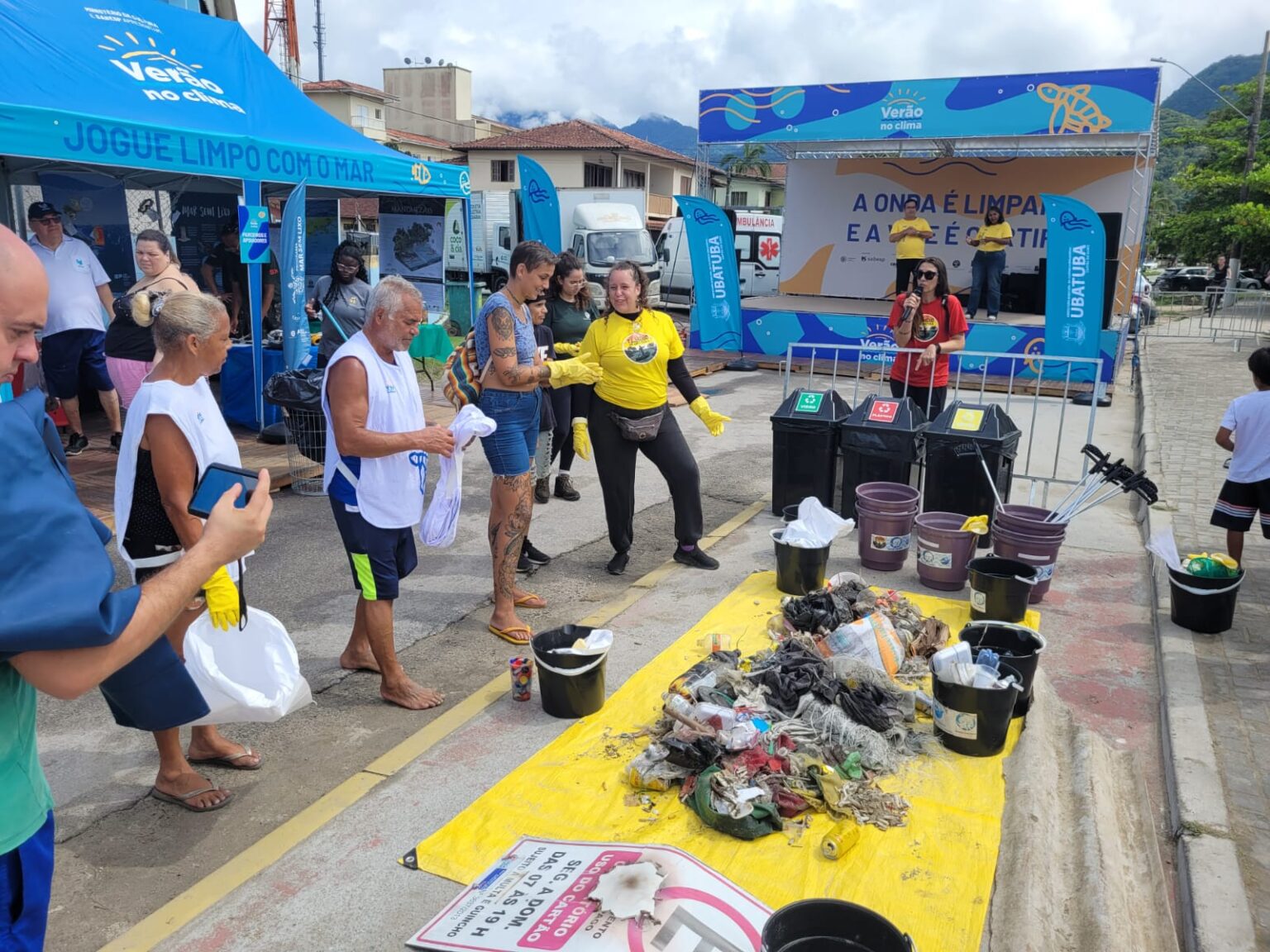 Ubatuba recebe etapa do Verão no Clima com ações ambientais, esportivas e culturais