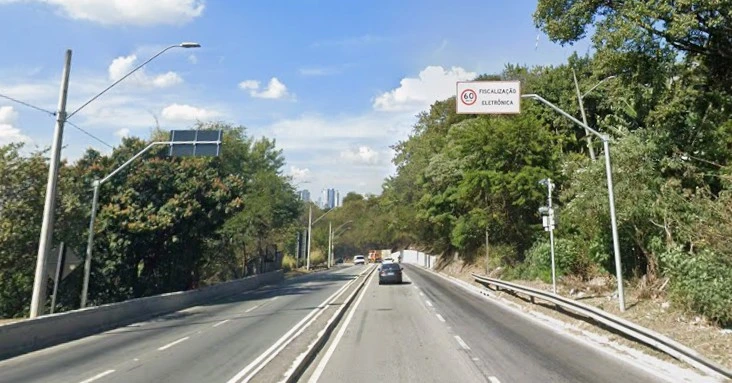 DER-SP ativa radar de velocidade na Estrada dos Romeiros, em Barueri