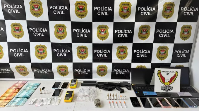 Homem é preso em Americana com fuzil feito em impressora 3D e suspeita de tráfico