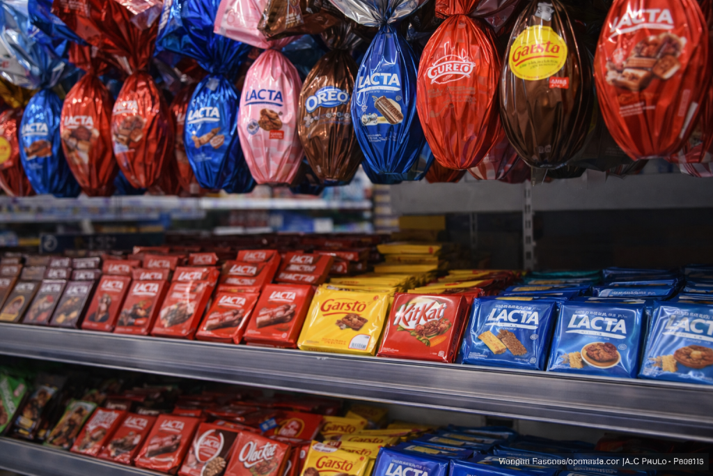 Ovo de Páscoa está 121% mais caro que chocolate em barra no Estado de SP