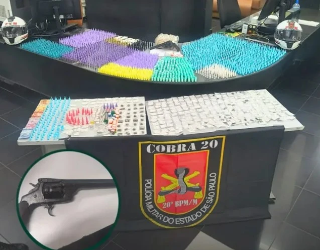 PM apreende mais de 4 mil porções de drogas em duas ações em Barueri