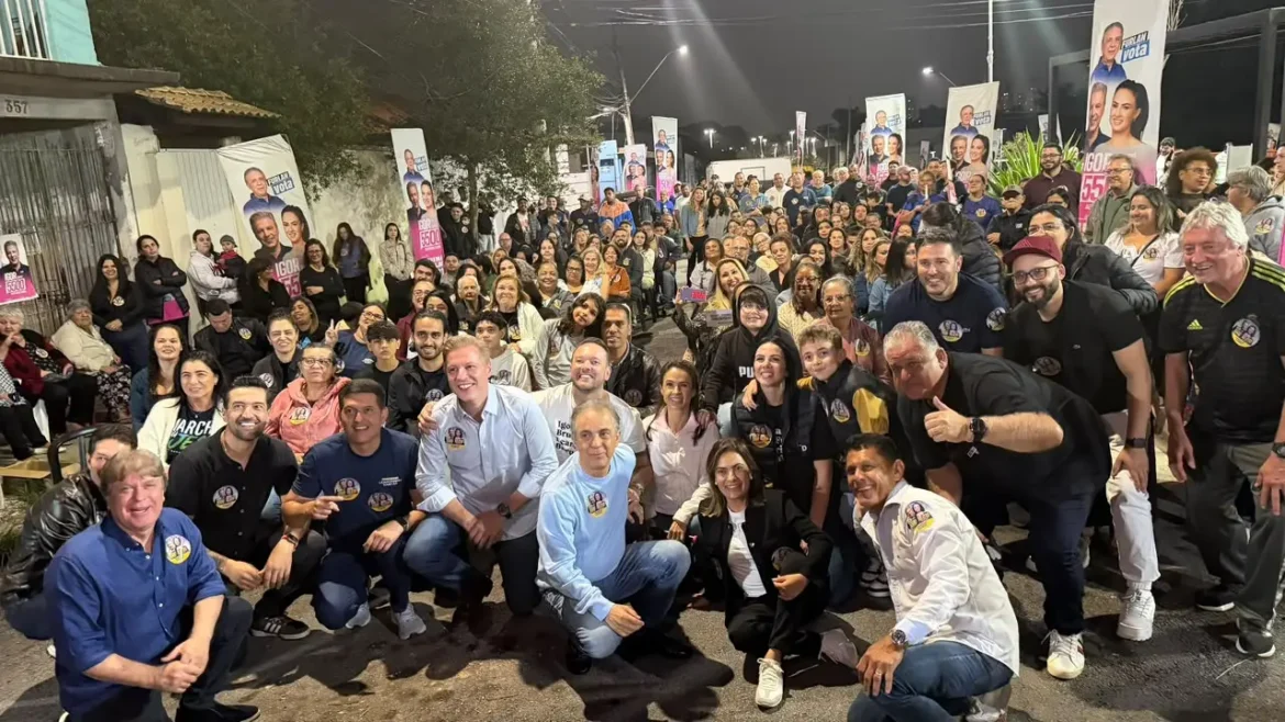 Leandrinho reúne apoiadores de Bruna Furlan e Igor em Barueri