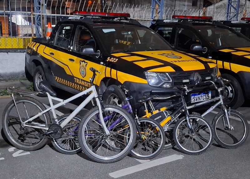 “Rabeira” rende multa de R$ 512 e já deixa 92 bicicletas recolhidas